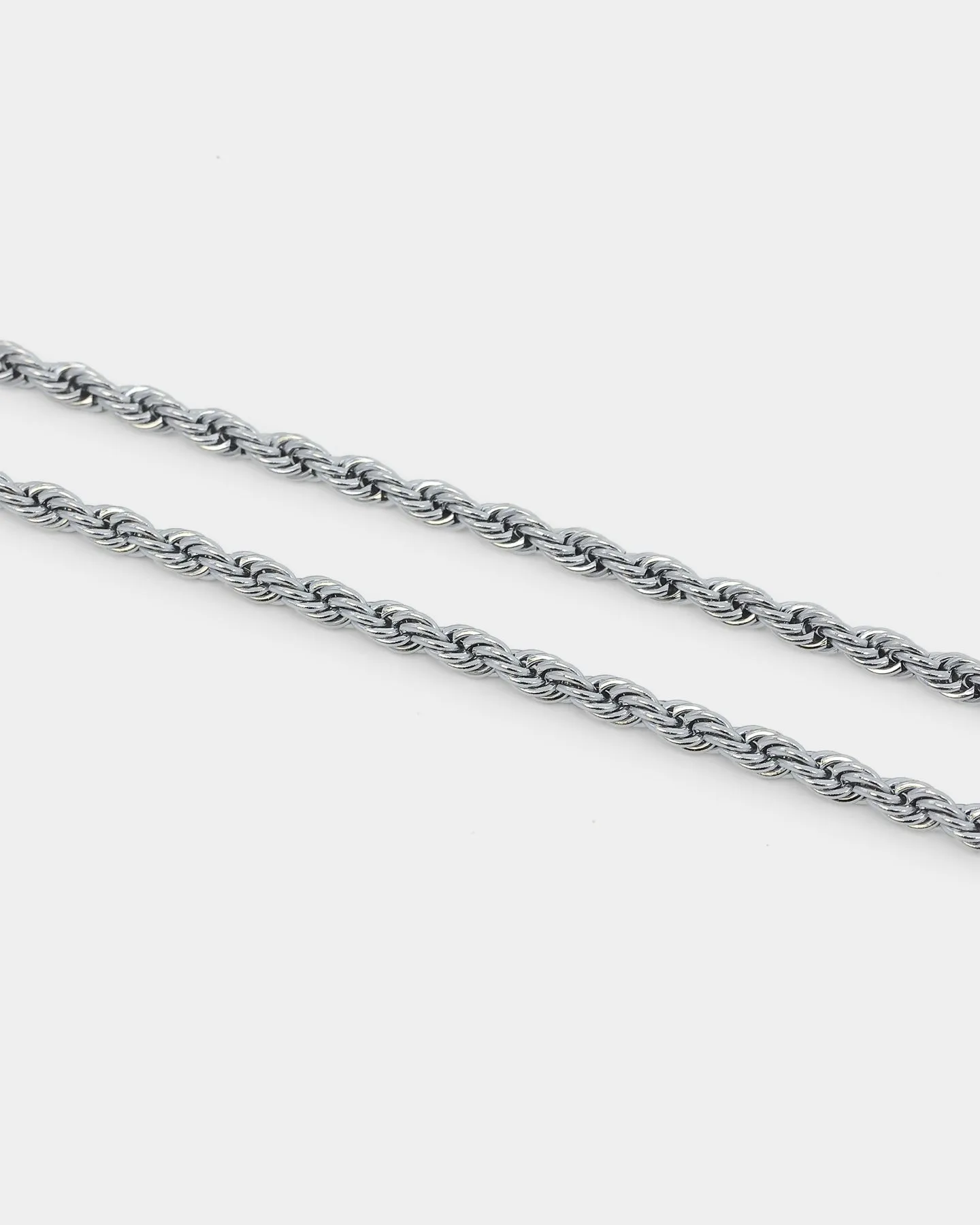 NXS 3mm Rope Chain White Gold