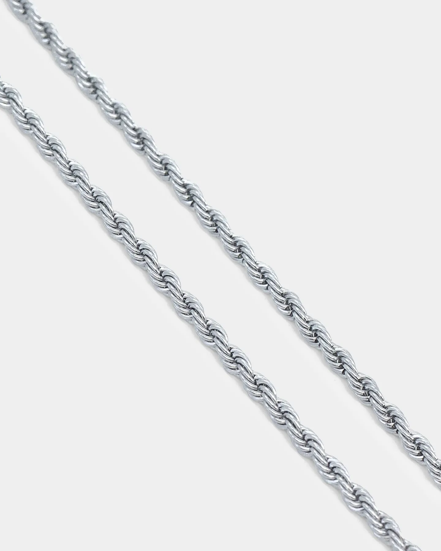 NXS 4mm Rope Chain White Gold