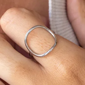 Ocean Ave Ring Silver