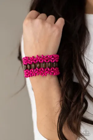 Paparazzi Bracelet ~ Bali Beach Retreat - Pink