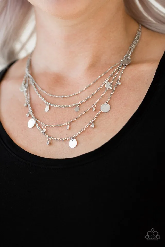 Paparazzi Necklace ~ Classic Class Act - White