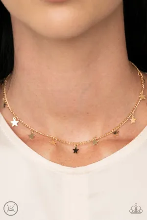 Paparazzi Necklace ~ Starry Skies - Gold