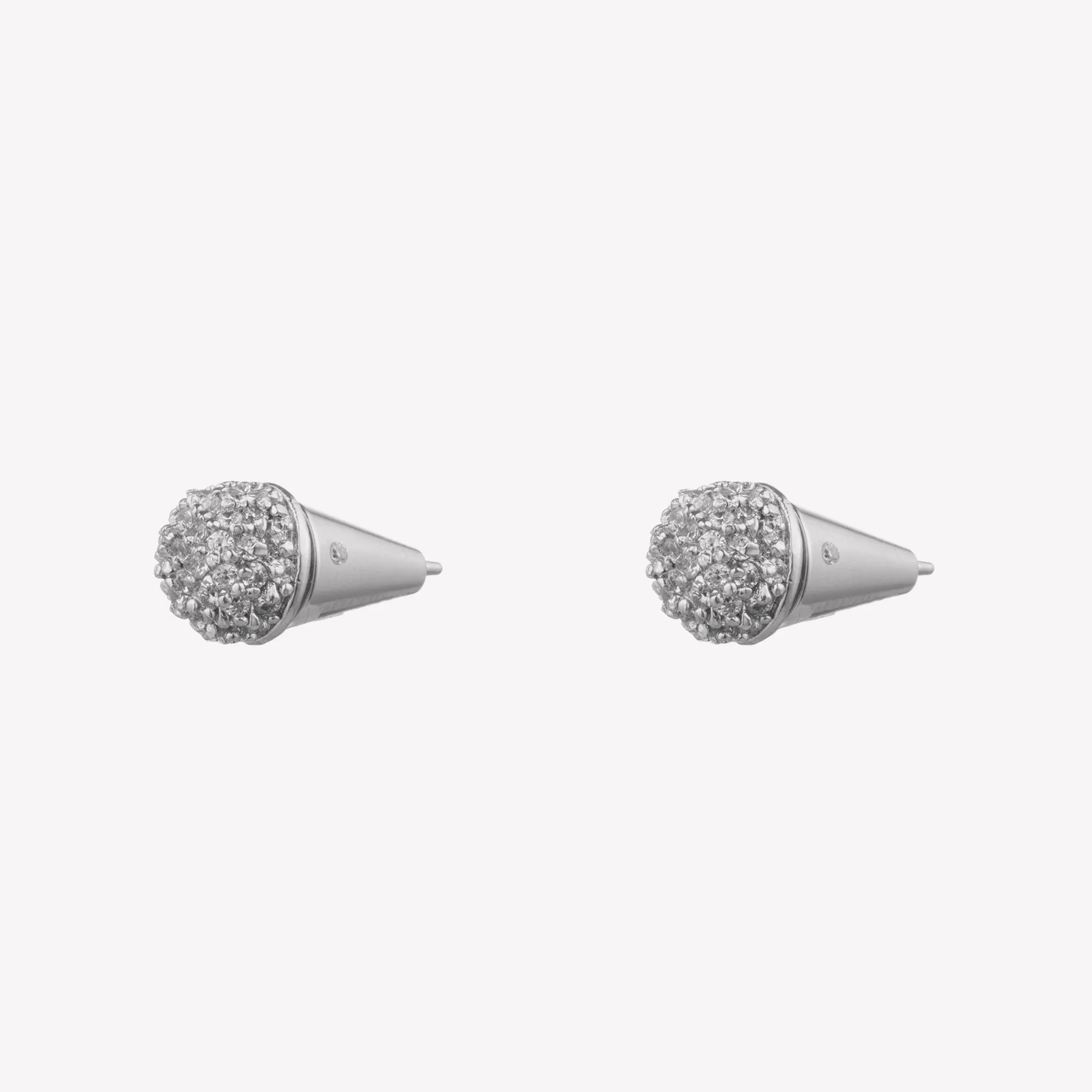 PAVÉ DOME STUD EARRINGS