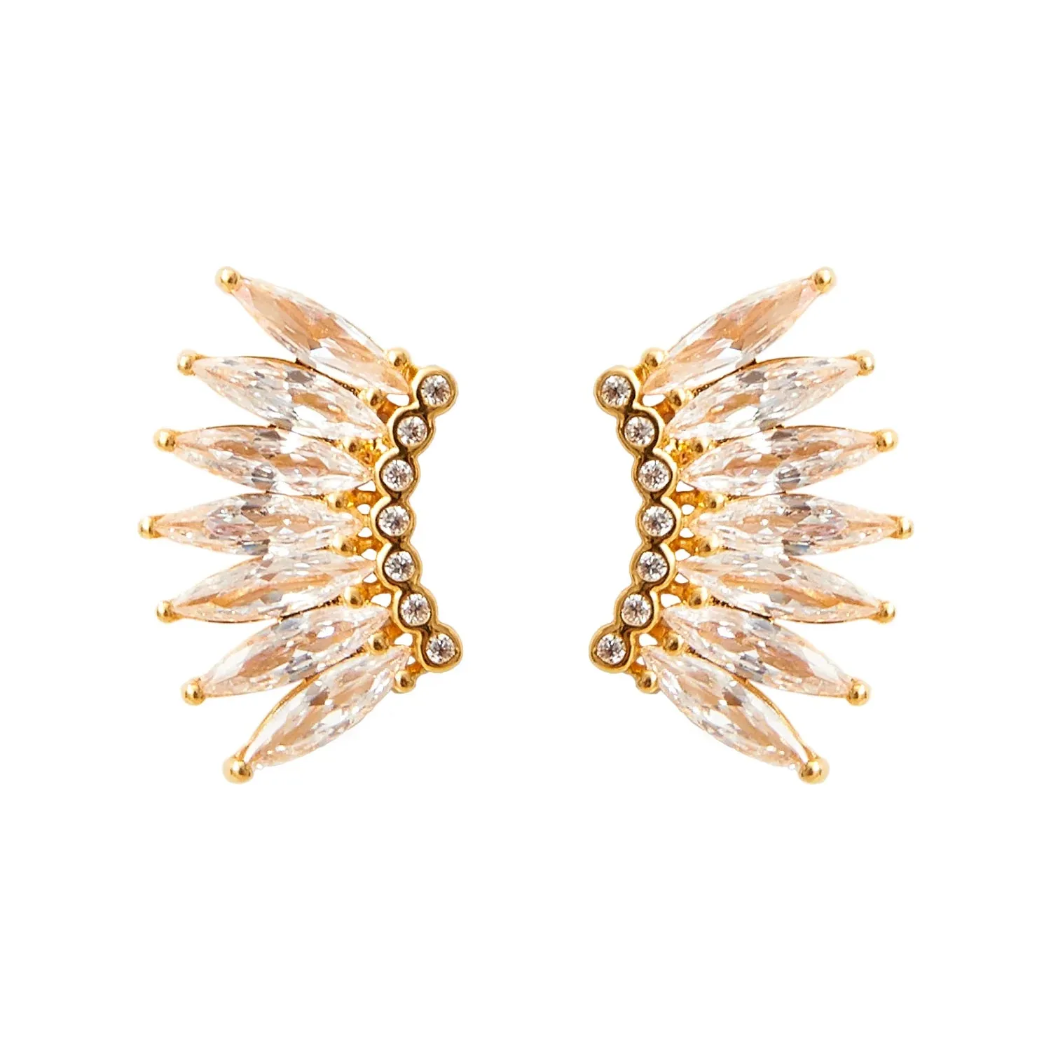 Petite Crystal Madeline Studs