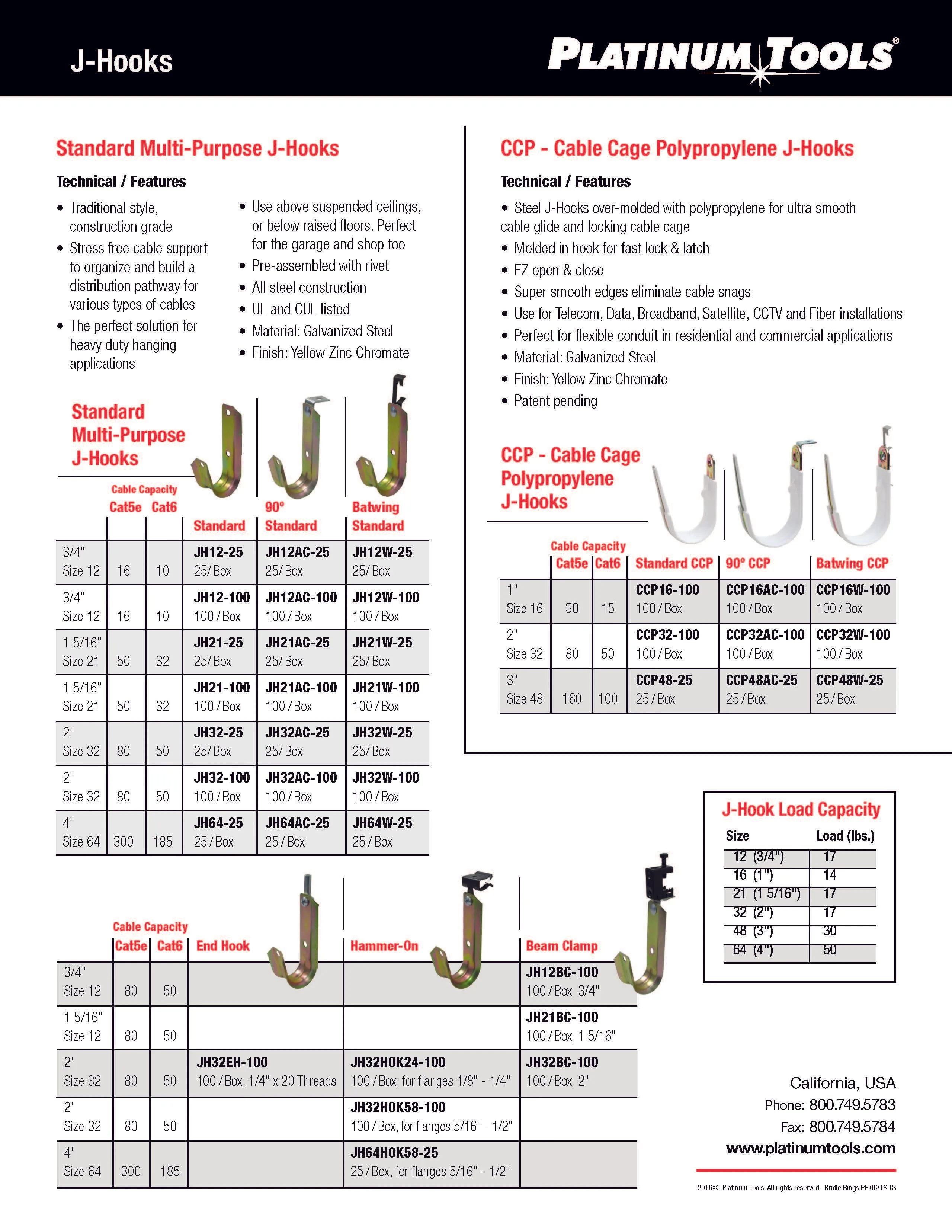 Platinum Tools JH807-100 Bridle Ring 1/4 x 20 - 1 1/4" ID 100pc Box