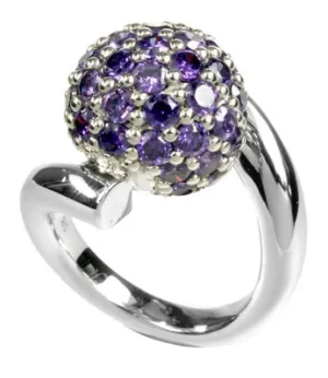 Pop - Purple CZ Ring