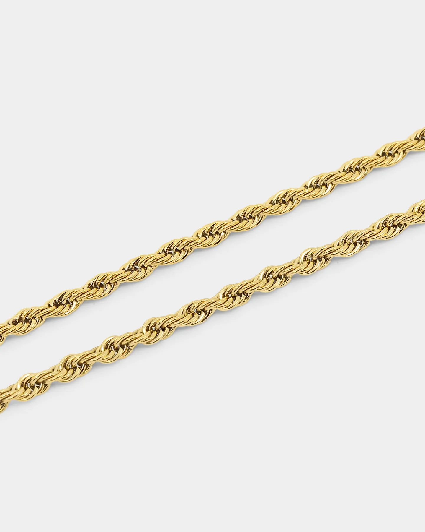 Saint Morta 4mm Rope Chain Gold