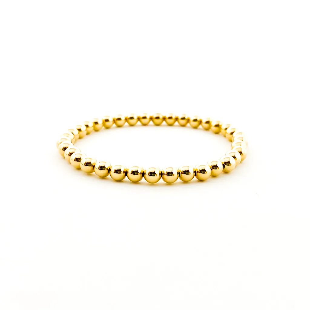 Scarlett Grace Beaded Bracelet Set | Gold