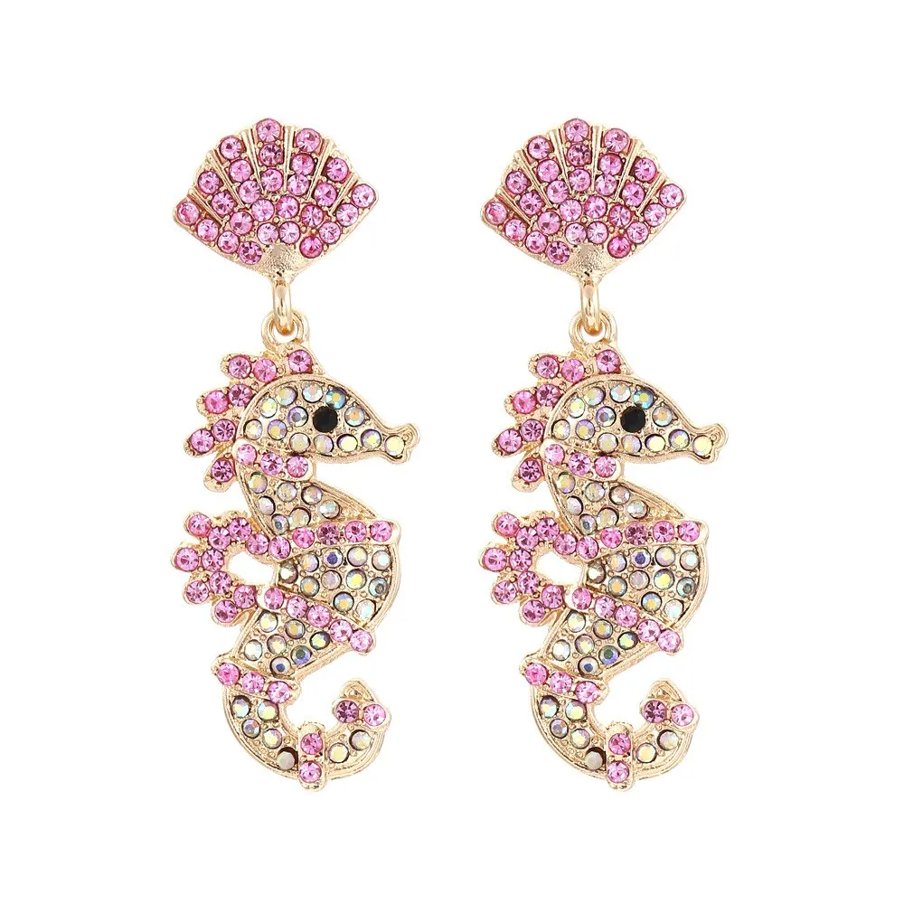 Seahorse Earrings - Sparkling Pending Earrings