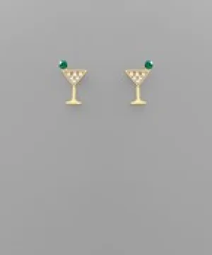 Sipping All Night Earrings