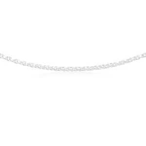 Sterling Silver 55cm Fancy Twisted Curb 140 Gauge Chain