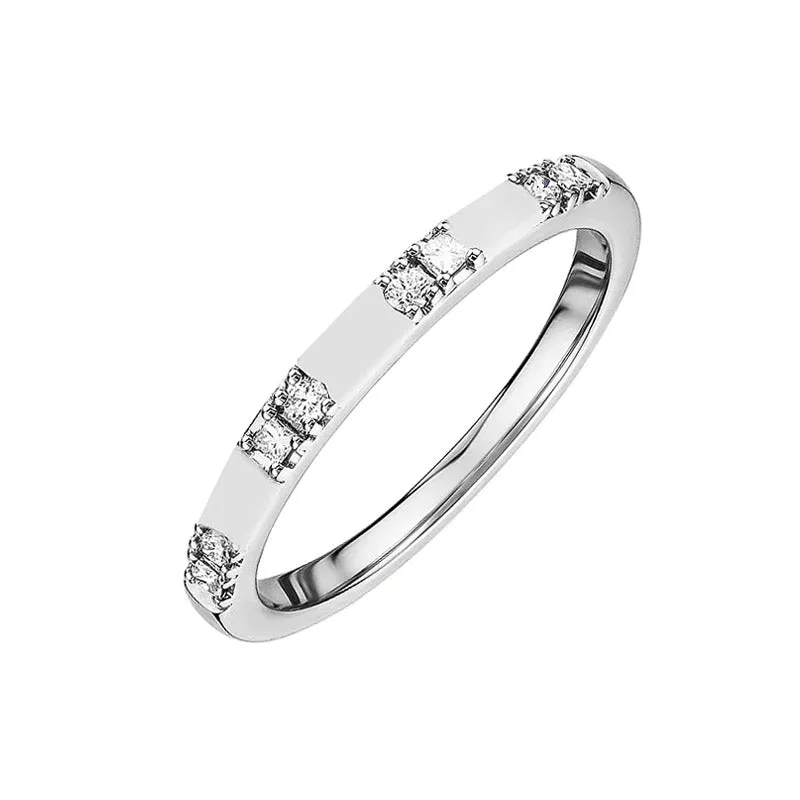 Sterling Silver CZ Band Ring