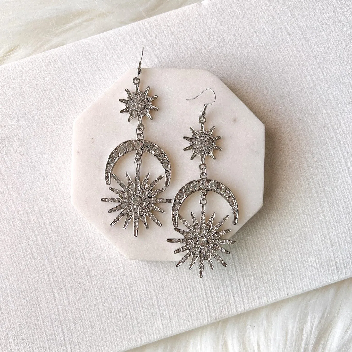 Sun, Star & Moon Earrings