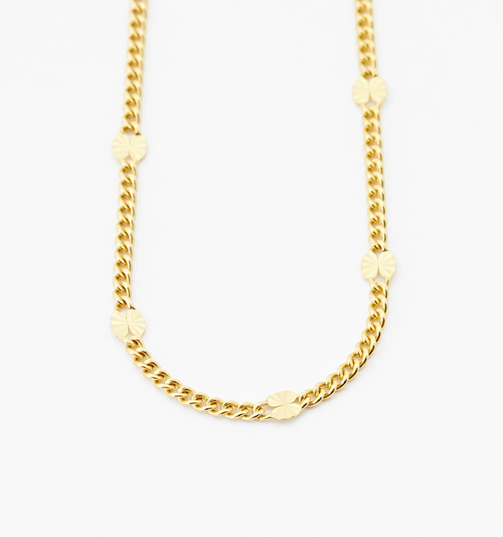 Sunburst Chain Necklace