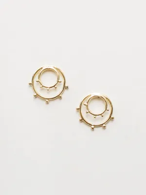 Sunburst Studs - Gold