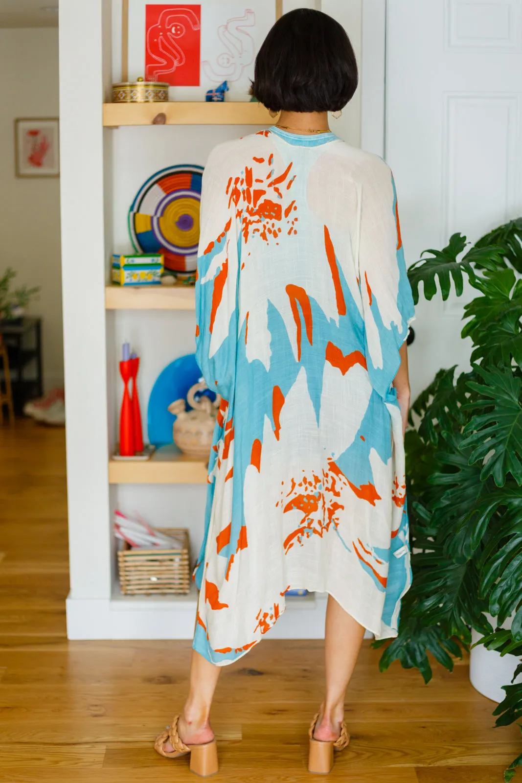 The Casablanca Sweeping Floral Kimono