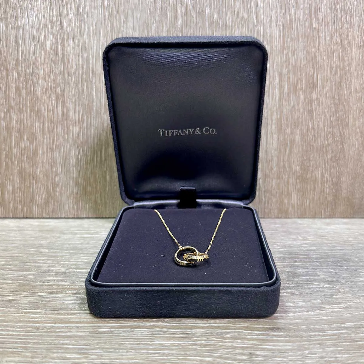 Tiffany & Co. Atlas X Closed Interlocking Pendant