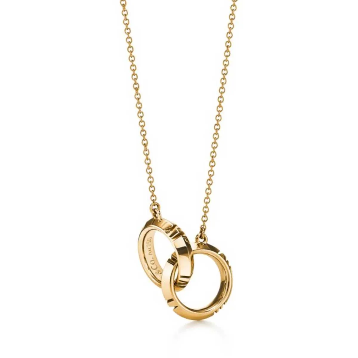 Tiffany & Co. Atlas X Closed Interlocking Pendant