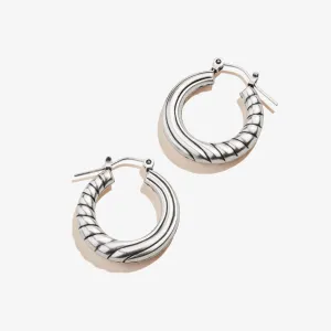 Twisted Hoop Earrings