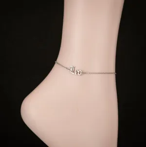 Vintage 12 Constellation Anklet For Women Zodiac Charm Jewelry