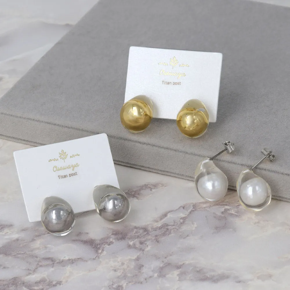 Waterdrop Stud Earrings