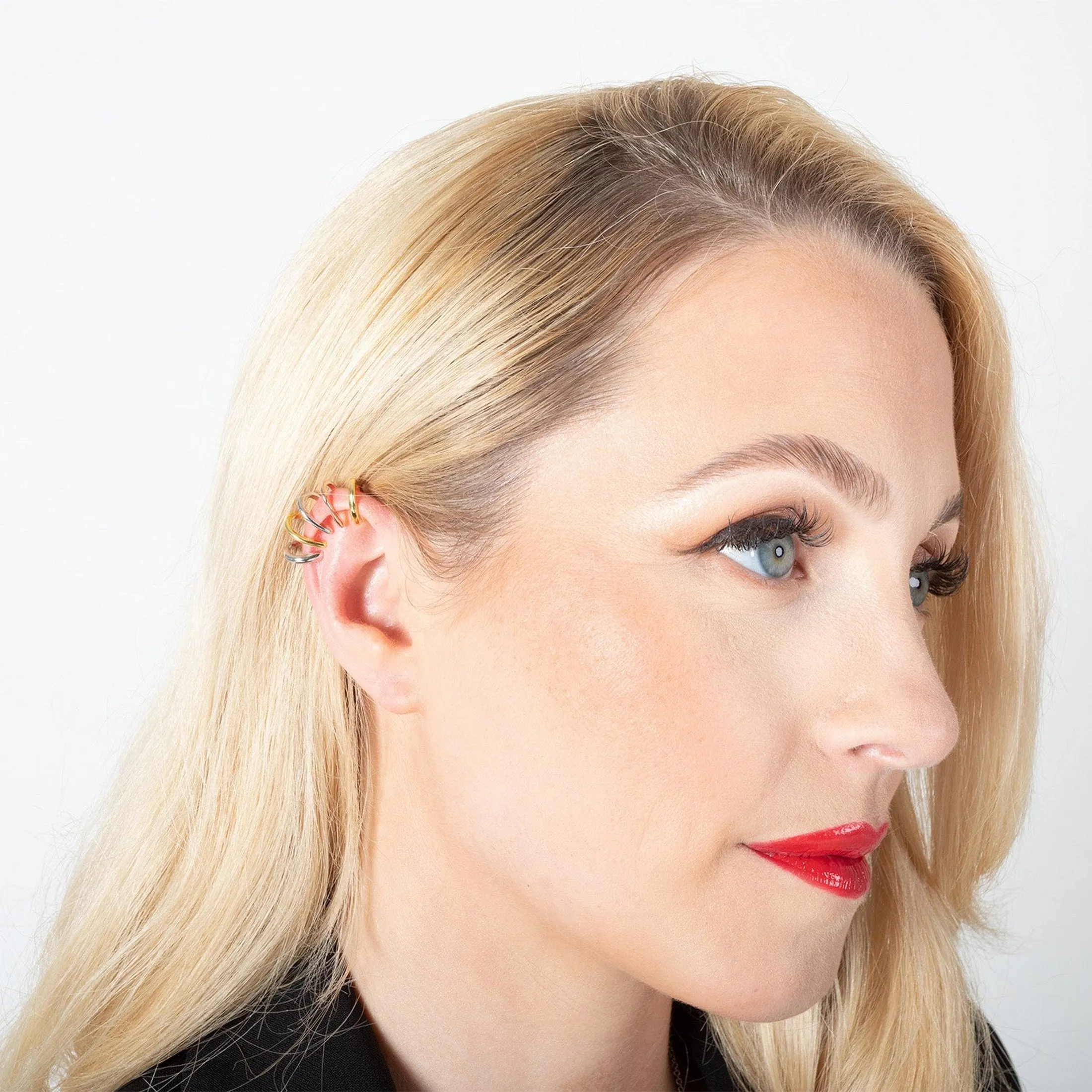 Waterfall High Ear Multi Colour Cuff