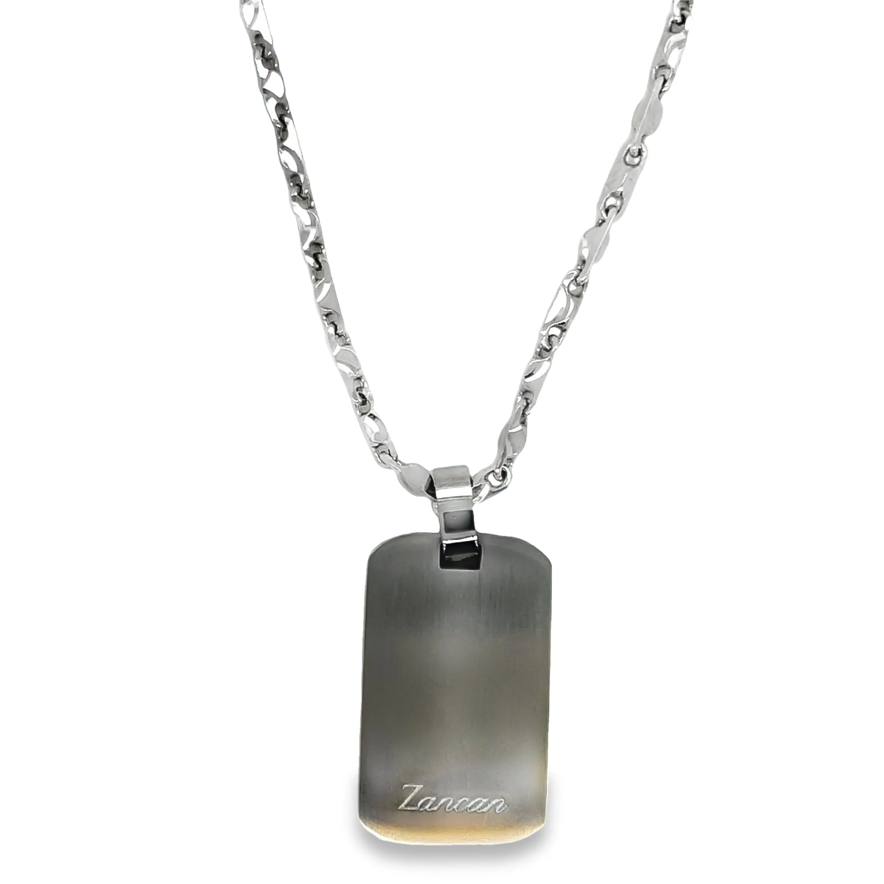 Zancan Sterling Silver Dog Tag